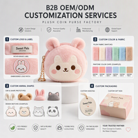 Porte-clés ours en peluche arc-en-ciel pastel mignon, pochette à monnaie en peluche douce pour filles, cadeau personnalisé, fabrication OEM ODM
