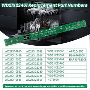 Carte de commande de lave-vaisselle Wansheng WD21X23461, 2 couches, masque de soudure vert, ignifuge, PCB pour lave-vaisselle GE - Product Image 3