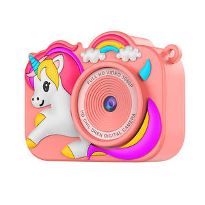 Fotocamera per Bambini 1080P HD, Design Antiurto con Schermo da 2.0", Materiale ABS, Regalo di Compleanno, Stile Cartone Animato - Product Image 5