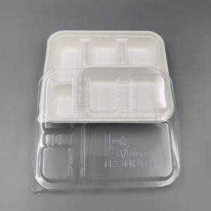 Plateau à déjeuner <span class=keywords><strong>en</strong></span> <span class=keywords><strong>fibre</strong></span> moulée, <span class=keywords><strong>assiette</strong></span> pour restauration rapide, plat à emporter, vaisselle biodégradable <span class=keywords><strong>en</strong></span> pulpe <span class=keywords><strong>de</strong></span> bagasse <span class=keywords><strong>de</strong></span> <span class=keywords><strong>canne</strong></span> à <span class=keywords><strong>sucre</strong></span> - Product Image 2