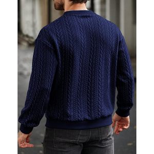เสื้อสเวตเชิ้ตคอกลมแขนยาวสำหรับผู้ชาย FOXA - Product Image 3