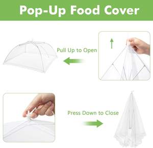 Wholesale Wholesale Syh190 up Mesh Food Covers Tent Umbrella for Outdoors <b>Screen</b> Tents Protectors <b>Bugs</b> Reusable and Collapsible - Product Image 2