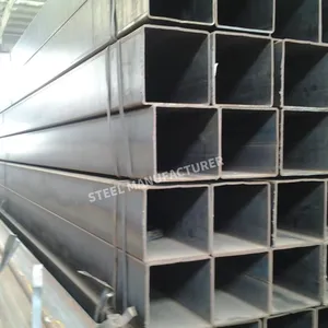 أنابيب وفولاذ مستطيل ومربع من الكربون مجوفة مقاس 40x60 و150x150 للبيع بالجملة