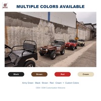 Mini-Jeep SUV électrique ou à essence, équipé d'une batterie lithium-ion, certifié CE, matériau en acier inoxydable d'origine