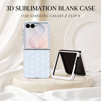 NOVELSUB pour Samsung Z Flip 6 - 8 Series, coques de téléphone vierges pour sublimation 3D 2-en-1, nouveau style, personnalisables DIY pour impression de films 3D