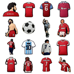Breloques de chaussures de la Ligue Anglaise de football très populaires, vente en gros, breloques de chaussures de la Ligue Anglaise de football, breloques de chaussures de stars du football pour les fans - Product Image 1