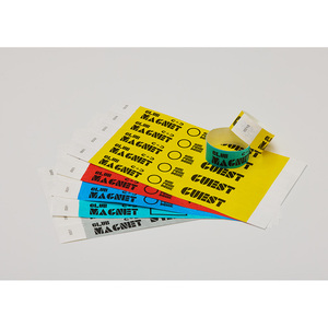 สายรัดข้อมือ TYVEK สีพื้น ทนทาน กันน้ำ ขนาด 19 มม. (3/4 นิ้ว) ป้องกันการงัดแงะ สำหรับควบคุมการเข้าออก แข็งแรง - Product Image 5