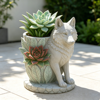Nouvelles idées : moules en silicone en forme d'animaux pour la fabrication de porte-bougies en ciment, de coupelles en plâtre, de coupelles de rangement en résine, et de décorations pour pots de fleurs.