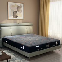 Matelas hybride de taille unique en mousse à ressort de qualité supérieure ignifuge pour chambre d'hôtel Matelas sans bruit