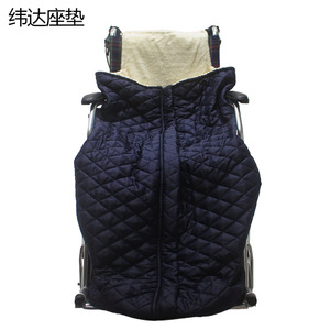 Couverture chaude pour fauteuil roulant, doublure en polaire, housse coupe-vent, accessoire thermique universel pour l'hiver - Product Image 5