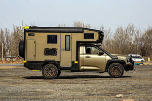 LHD Ultimate Luxury Olive Pickup Motorhome 4*4 Engine Euro 6 RV Sale for European Adventures Camper Truck Ready Excitation - Product Image 2