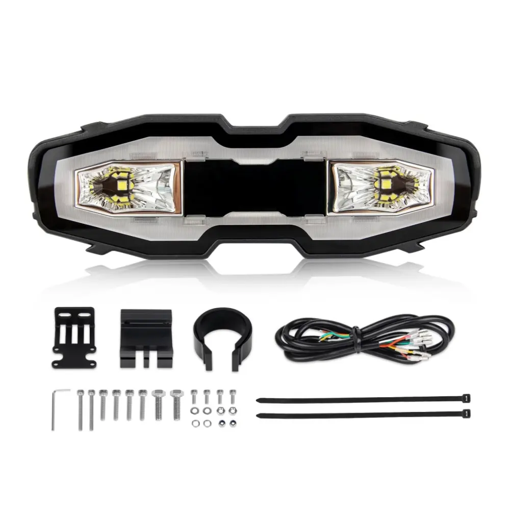 Special Style 5 Modes Led Lamp Chase Tail Rear License Shockproof Lights Chase Brake Light Bar for Polaris RZR SUV