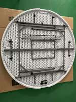 Durable 8-10 Places Solide Blanc 60 "HDPE En Plastique Banquet 5ft Table Pliante Ronde pour Événements et Banquets