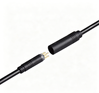 Longueur personnalisée 9 broches YRNOVA YR-3 + 6 IP66 boîtier en PVC étanche câble de connecteur de vélo EBike Contacts en laiton puissance d'extension de moteur