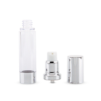 Flacon pompe sans air en plastique vide pour cosmétiques, 15 ml, 20 ml, 30 ml, lotion, sérum, crème, flacon cosmétique, flacon pompe sans air de luxe
