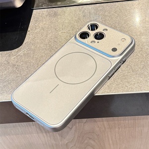 เคสโทรศัพท์แบบแม่เหล็กฝาหลังกระจกด้าน Factory AG สำหรับ iPhone 17 14 15 16 Pro Max 17 Air พร้อมฟิล์มป้องกันเลนส์ - Product Image 4