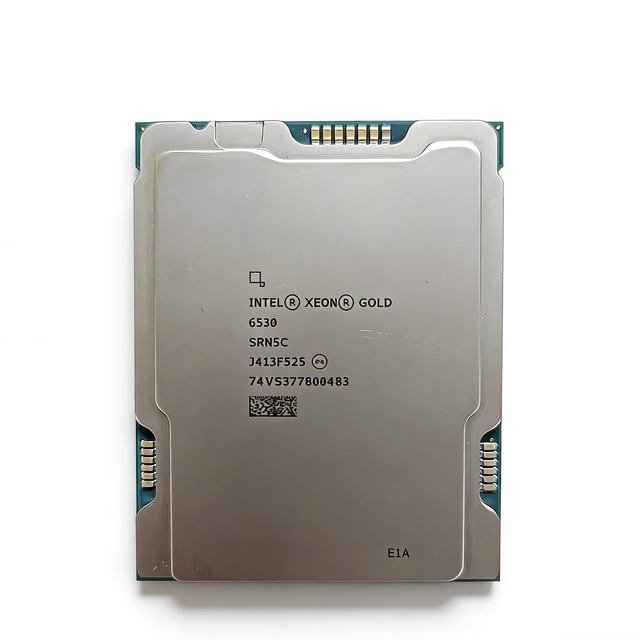 Intel Xeon CPU 6530 Processor 2.1MHz 32 Cores 160MB Cache 270W Tdp Intel Xeon Gold Scalable Server Processor