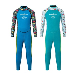 Traje de <span class=keywords><strong>Neopreno</strong></span> de 3mm con Cremallera Trasera, Térmico, de <span class=keywords><strong>Cuerpo</strong></span> <span class=keywords><strong>Entero</strong></span>, con Diseño de Dinosaurios, Impermeable, Transpirable, Anti-UV, Unisex, para Niños, para Natación, Buceo y Surf - Product Image 1