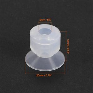 स्पष्ट नरम सिलिकॉन लघु वैक्यूम सक्शन कप बेललो सक्शन कप बेललो सक्शन कप - Product Image 2