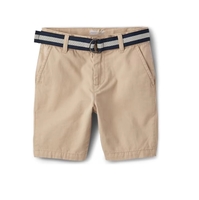 Shorts d'été personnalisés pour garçons, multicolores, imprimé feuilles, shorts chino décontractés pour enfants, vente en gros