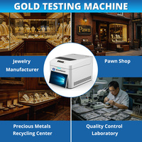 Detector Portátil de Metales Preciosos de Respuesta Rápida, Detector de Oro, Plata y Platino, Máquina Especial para Pruebas de Oro en Casas de Empeño