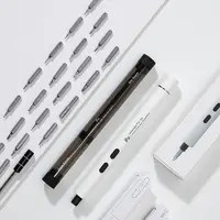 Set Obeng Listrik Mini 18 In 1, Peralatan Reparasi Ponsel Pintar Baterai Dapat Diisi Ulang Tanpa Kabel