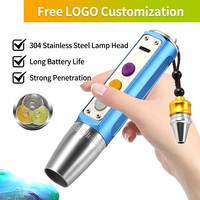 Linternas de Alta Calidad Tipo-C USB de Aleación de Aluminio con LED de 3 Lúmenes para Gemas, Piedras Preciosas y Joyería, con Resistencia al Agua IP66 y 50000 Horas de Duración