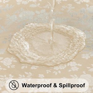 Không thấm nước Jacquard khăn trải bàn, hình chữ nhật Heavy Duty bảng vải cho đám cưới, wipeable bảng bìa cho nhà bếp và phòng ăn - Product Image 2