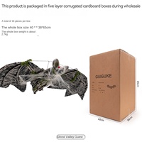 Nouveauté Halloween : Pendentif araignée en résine en forme de chauve-souris avec détails d'araignée, accessoires effrayants pour usage intérieur