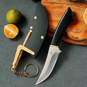 Hummingbird Handle Meat Knife with Sheath, Household Fruit Knife, <b>Kitchen</b> Sharp Peeler, Multi-functional Outdoor <b>Camping</b> Small - Product Image 1