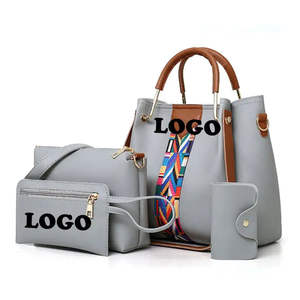 Fashion Ladies Hand Designer <b>Bags</b> <b>Cheap</b> Price Lady Handbag Women <b>Bag</b> Sets PU Handbags 4 Pcs in 1 Set - Product Image 3