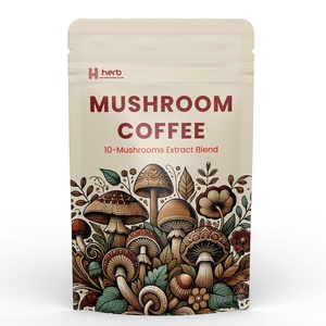 Café aux champignons biologiques en marque privée OEM/ODM avec Ashwagandha et Crinière de lion, complément énergétique pour améliorer l'immunité - Product Image 1
