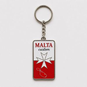 Porte-clés personnalisés par le fabricant, pendentifs à l'effigie de lieux emblématiques de Malte, cadeaux culturels européens, souvenirs de voyage - Product Image 2