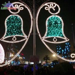 Luz LED Decorativa de Alta Calidad con Marco de Hierro para Exteriores, Diseño de Campana 3D, para Decoración de Halloween, Navidad y Festivales en Parques Públicos - Product Image 1