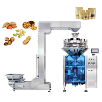 Machine d'emballage automatique avec peseuse multi-têtes pour sachets de chips de maïs à scellage arrière verticale