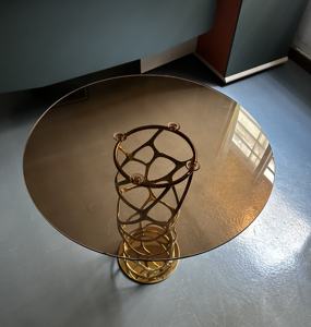 Mesa de <span class=keywords><strong>Centro</strong></span> de Mármol y Metal Moderna y Sencilla de Lujo Italiano Ro Berto Ca Va Lli para Sala de Estar, Mesa de Esquina para Sofá, Mesa de Té - Product Image 6