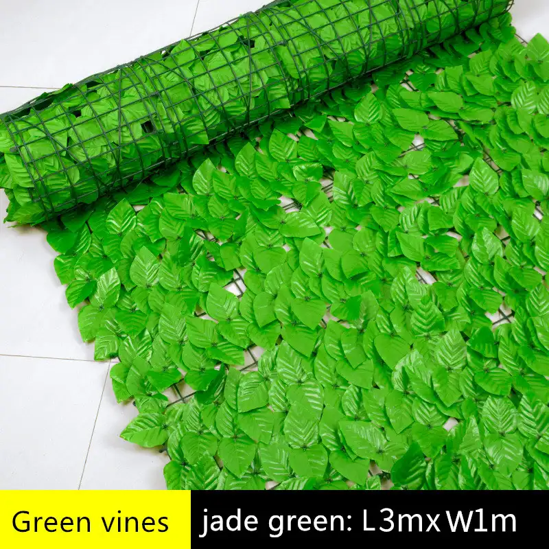 Factory wholesale artificial ivy garland green leaf ceiling plant decoration home flowers green plants vine grape leaves