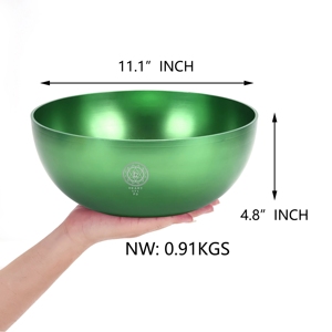 Cuencos cantores sintonizados 240 HZ B3 <span class=keywords><strong>Note</strong></span>, <span class=keywords><strong>10</strong></span> pulgadas de terapia de frecuencia Schumann para baño curativo de sonido Ideal para meditación Yoga Reiki - Product Image 4