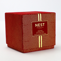 Échantillon personnalisé 2 Ml cylindre d'or pliable vide rouleau De parfum en lin papier Kraft testeur boîte De parfum pour parfum facile