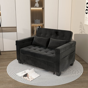 Sofá <span class=keywords><strong>Cama</strong></span> Individual Moderno Best Candy, con Tapicería de Tela, Plegable, Convertible en <span class=keywords><strong>Cama</strong></span> - Product Image 4