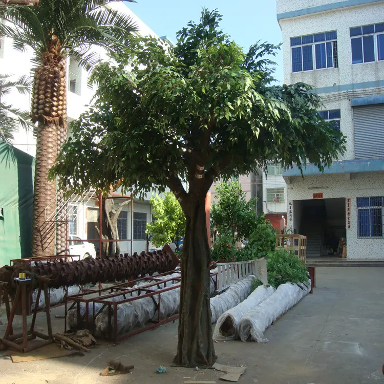 EM3427 आधुनिक घर इनडोर सजावट बरगद अशुद्ध संयंत्र पेड़ प्राकृतिक नंदी संयंत्र नकली ग्रीन बड़े कृत्रिम बरगद का पेड़