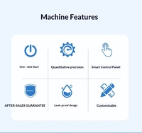 Machine d'emballage de sachets liquides professionnelle Y-500, 500 ml, pneumatique, pour détergent, sauce, boisson, machine de mise en sachet à scellage arrière