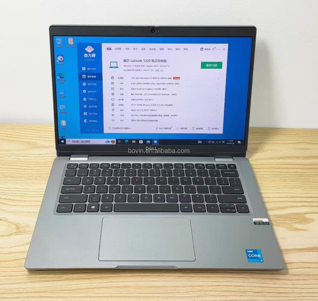 Stock for Dell 5320 I5 11gen 16G 256G used Business laptop Cheap price computer Lightweight portable office student education PC