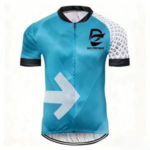 Maillot de cyclisme à manches courtes avec motif flèche personnalisé, tissu respirant à séchage rapide, équipement de cyclisme de route haut de gamme pour les courses et l'entraînement - Product Image 5