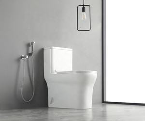 Inodoro Blanco, Inodoro de Pie, Inodoro de Baño, Inodoro de Una Pieza para Niñas - Product Image 3
