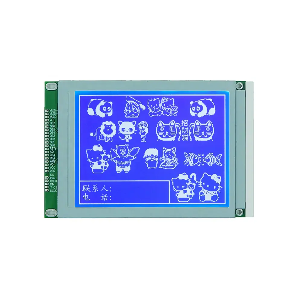 TCC LCD 5.7 인치 모듈 STN/네거티브 디스플레이 화면 320x240 그래픽 탭 lcd 디스플레이