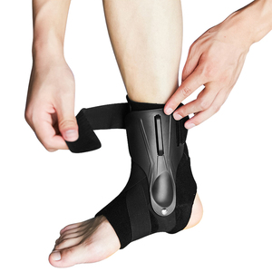 Support de cheville de <span class=keywords><strong>sport</strong></span> réglable, matériau épais pour prévenir les entorses, support de cheville de haute qualité, protection professionnelle, respirant - Product Image 2