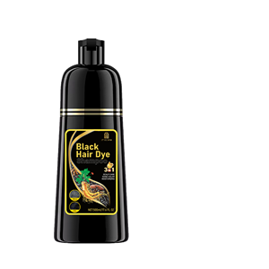 Champú en Crema Profesional para Cabello Oscuro, Tinte Negro Natural Sin Amoníaco, Uso Doméstico, con Brillo Cristalino y Coloración Permanente - Product Image 2