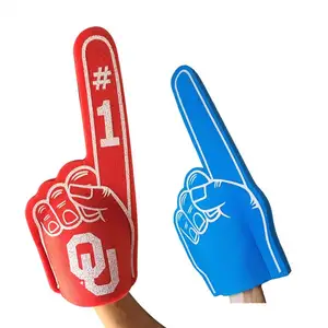 Beliebte Werbe anpassbare Sport Jubel benutzer definierte Schaum Hände benutzer definierte Form Schaum Finger