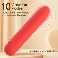 SacKnove Jouet sexuel pour adultes, mini vibromasseur portable en silicone entièrement rechargeable par USB, 10 vitesses, vibromasseur à balles pour femmes